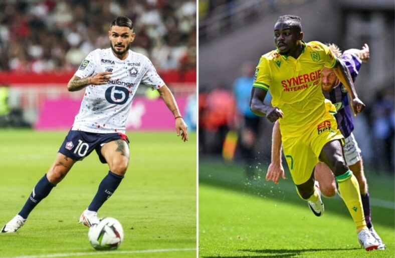 M. Legat au sifflet Rémy Cabella LOSC NANTES