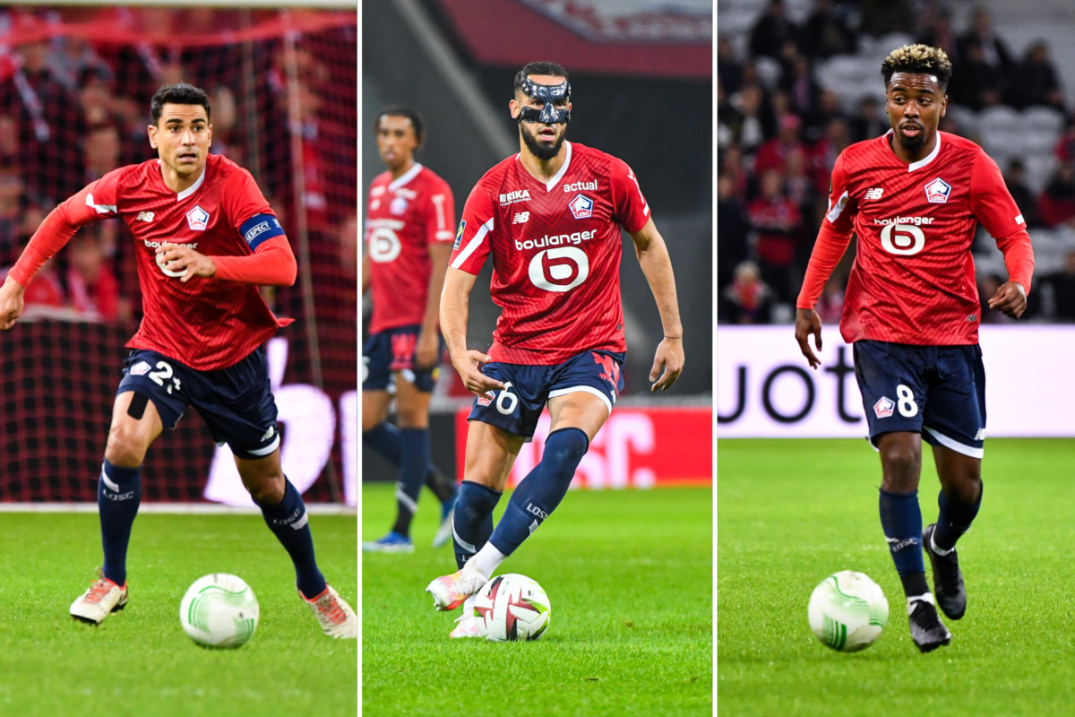 Benjamin André Nabil Bentaleb Angel Gomes LOSC