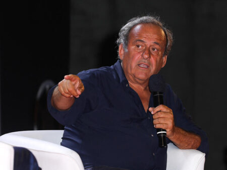 Michel Platini Bruno Genesio