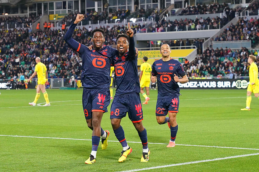 Jonathan DAVID and Angel GOMES of LOSC