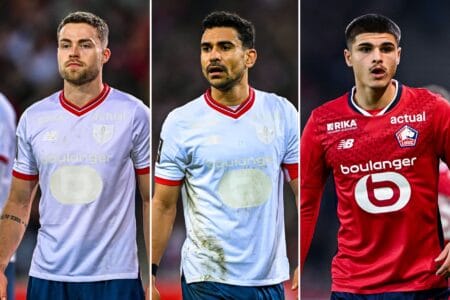 Gabriel Gudmundsson Benjamin André Matias Fernandez-Pardo LOSC
