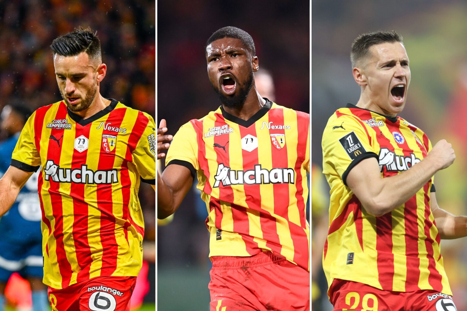 Adrien Thomasson Kevin Danso Przemysław Frankowski RC Lens