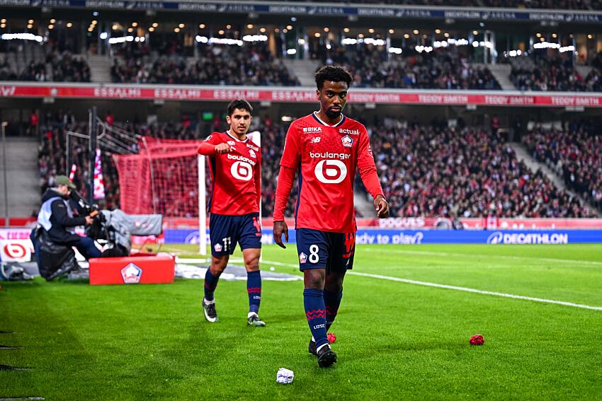 Angel Gomes Osame Sahraoui LOSC