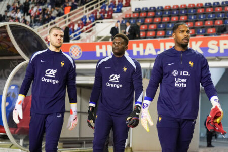 Equipe de France Maignan Chevalier Samba