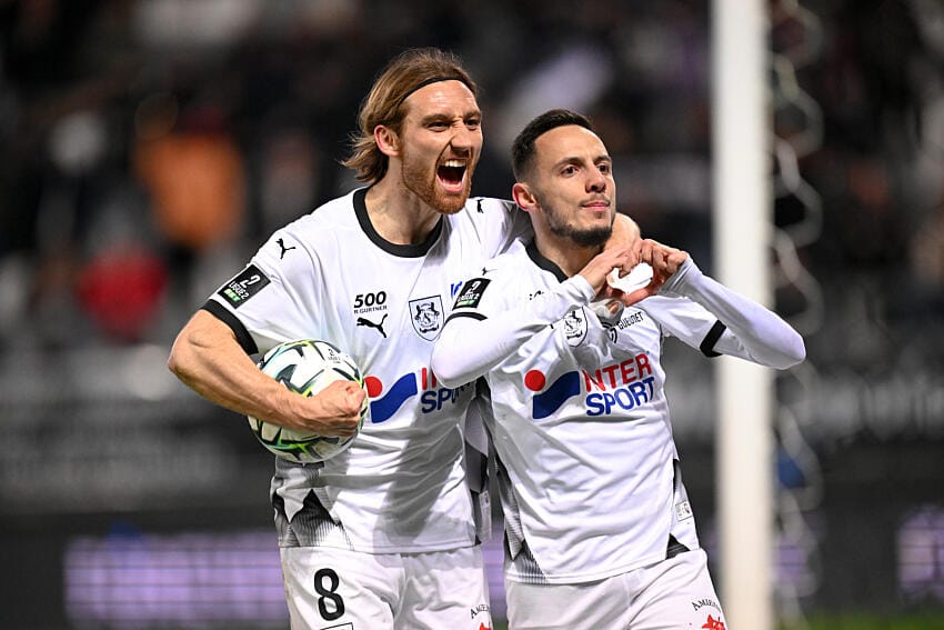Amiens SC Antoine Leautey Victor Lobry