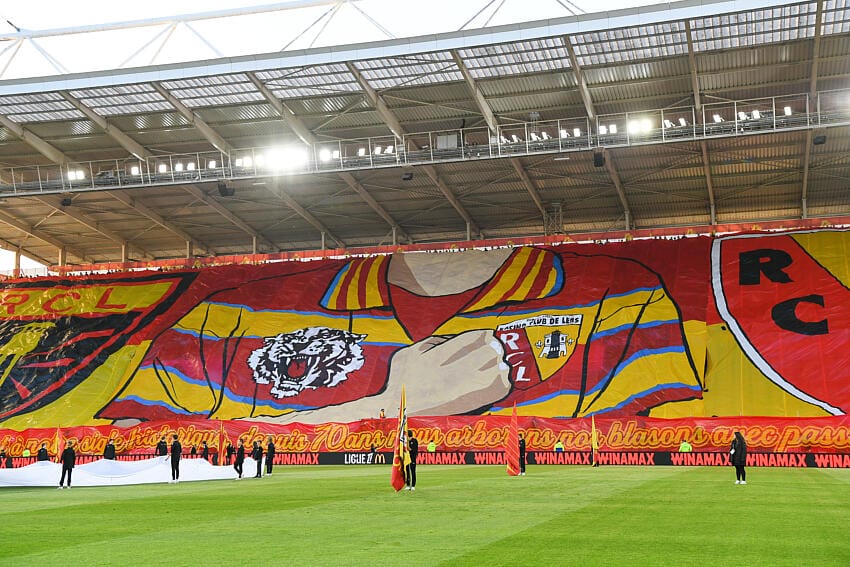 Ligue 1 : le RC Lens au pied du podium des plus beaux tifos de la saison, le LOSC loin derrière RC Lens tifo