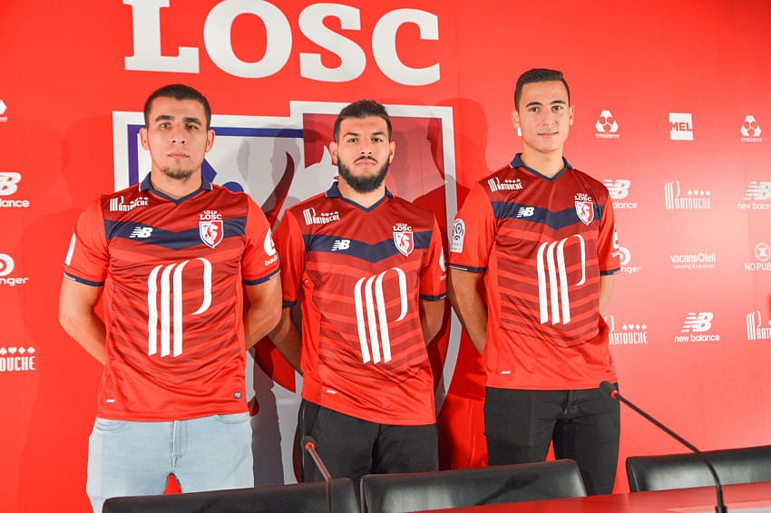 Junior Alonso, Fares Bahlouli, Anwar El Ghazi LOSC