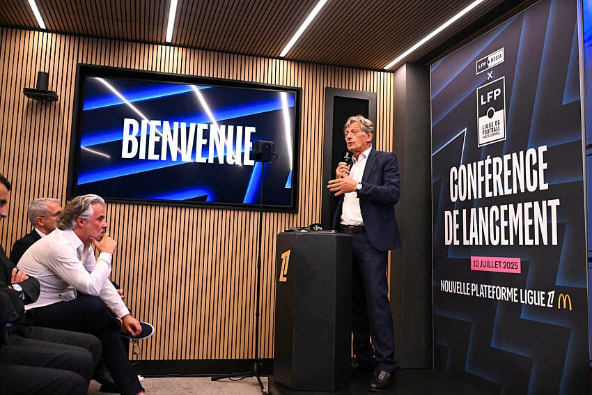 Vincent Labrune Nicolas de Tavernost LFP Ligue 1 Ligue1+