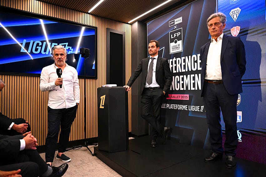 Vincent Labrune Jérôme Cazadieux Nicolas de Tavernost LFP Ligue 1 Ligue1+