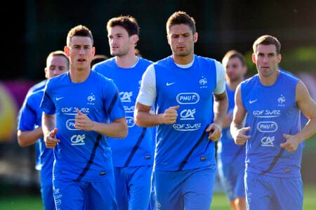 Olivier Giroud LOSC Laurent Koscielny FC Lorient