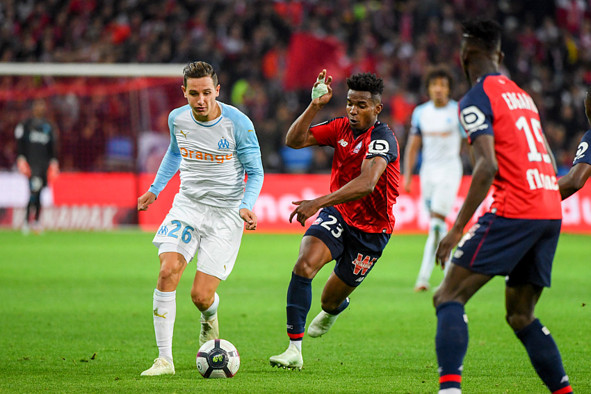 Florian Thauvin OM RC Lens Thiago Mendes LOSC