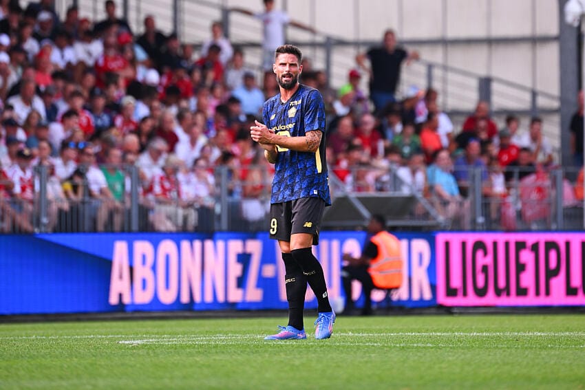 Stade Brestois – LOSC : Olivier Giroud déjà buteur, Benjamin André dépassé, les notes du match Olivier Giroud LOSC