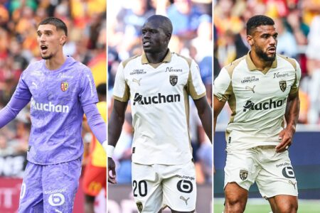 Robin Risser Malang Sarr Matthieu Udol RC Lens