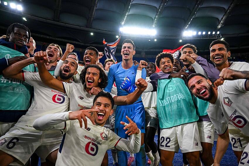« Un match totalement maîtrisé », le LOSC a « tellement mérité » de l’emporter contre l’AS Roma LOSC