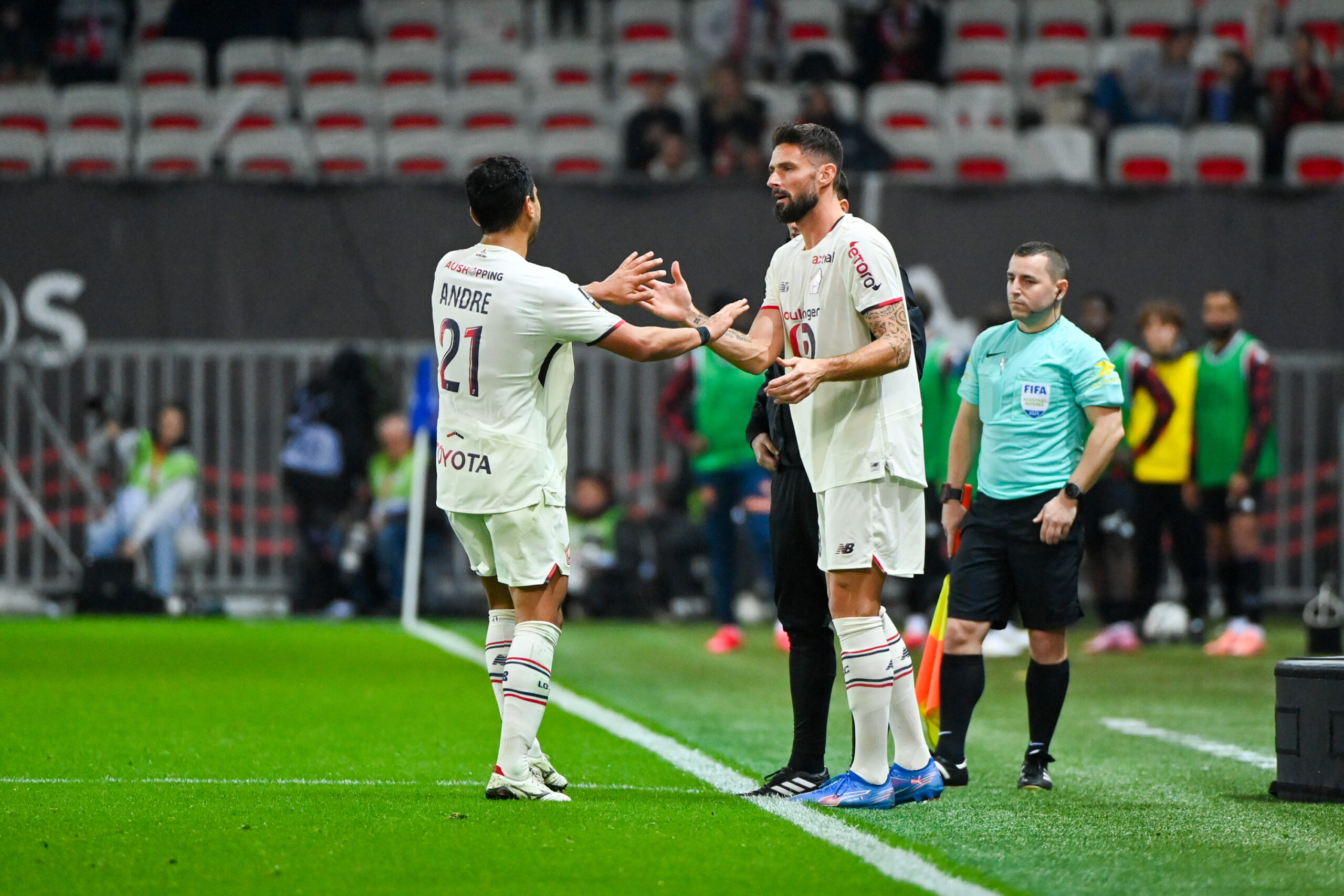 LOSC : pourquoi Olivier Giroud est rentré aussi tard face à l’OGC Nice ? Olivier Giroud LOSC