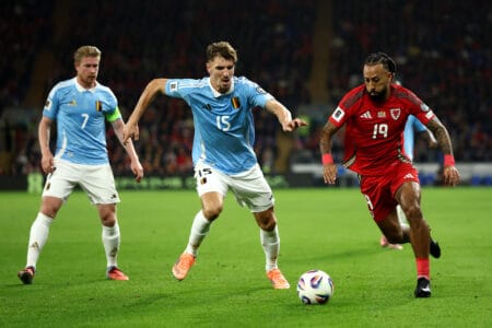 La Belgique de Thomas Meunier (LOSC) prend la main dans son groupe Thomas Meunier LOSC