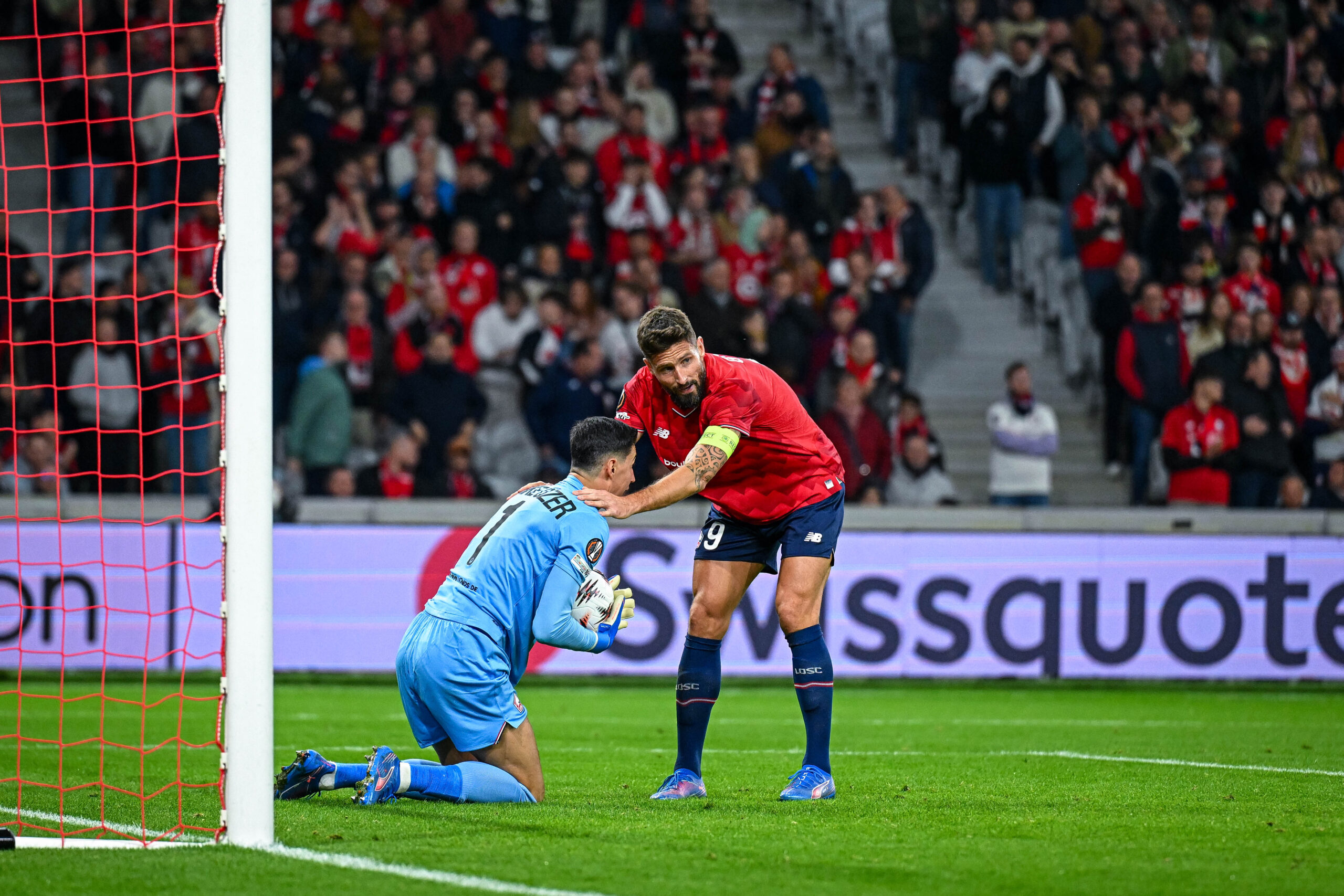 Berke Özer Olivier Giroud LOSC