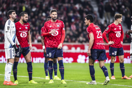 LOSC Aissa Mandi Olivier Giroud Nabil Bentaleb
