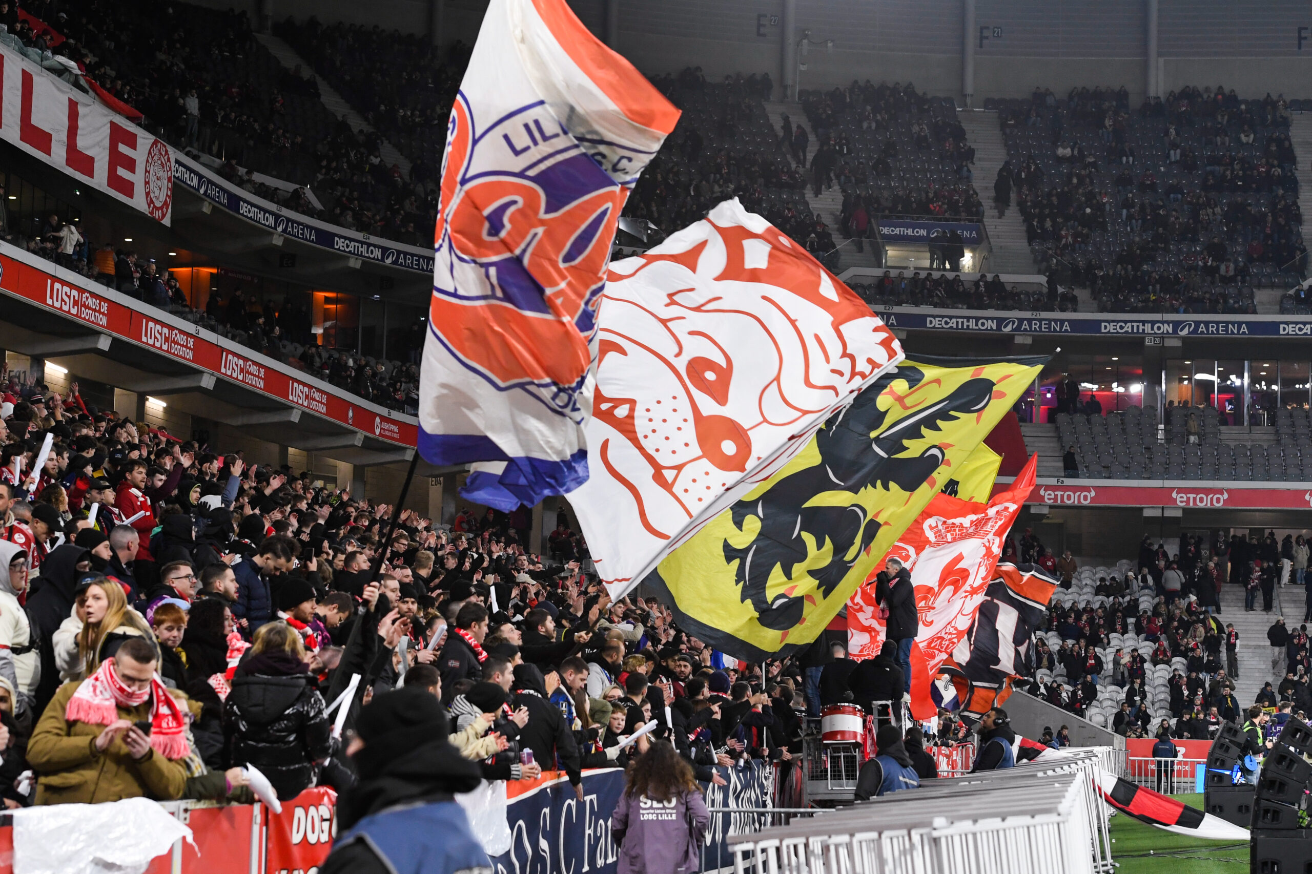 Ligue 1 : les affluences de la 15e journée, le LOSC au sommet LOSC