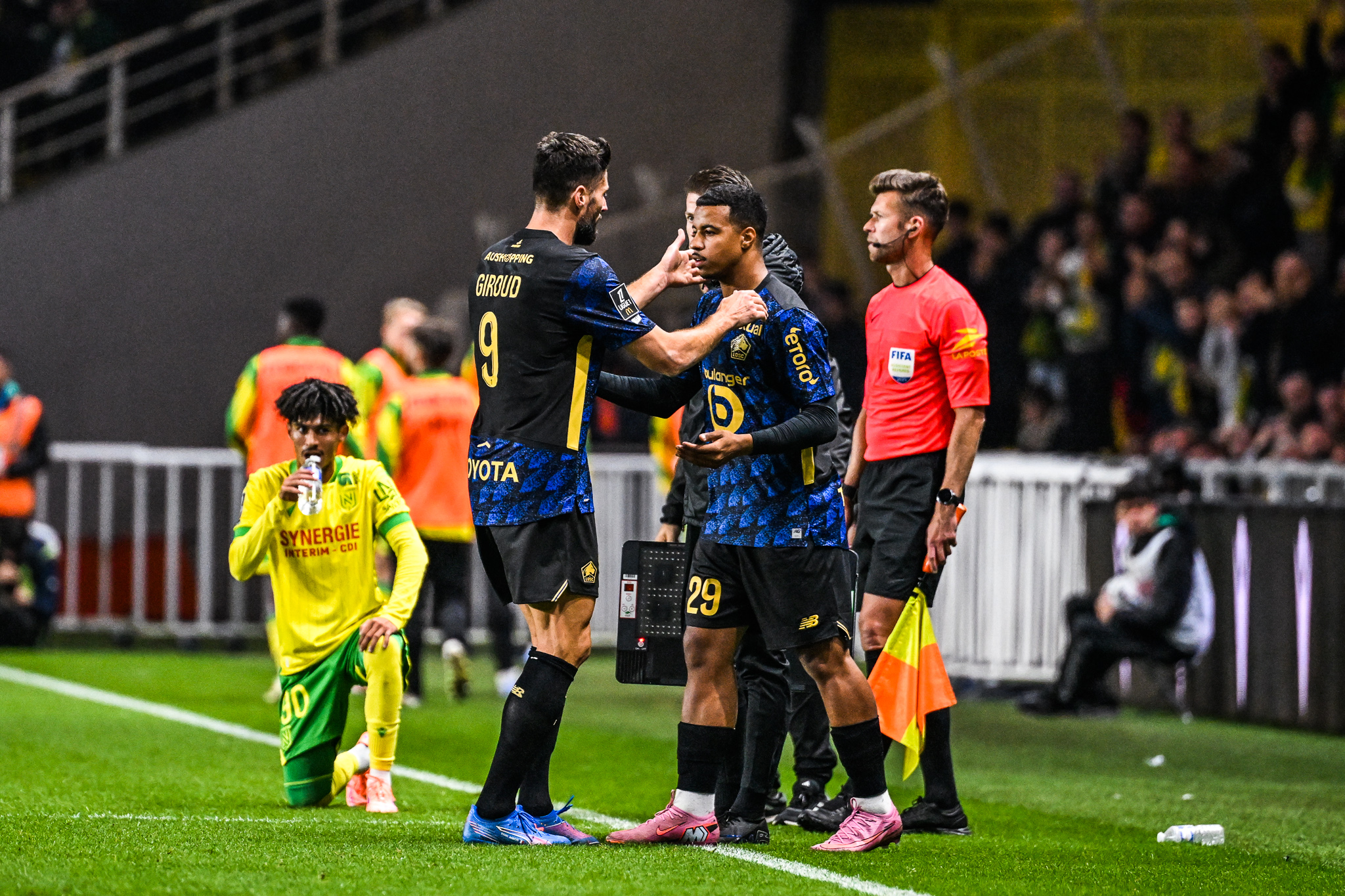 LOSC Hamza Igamane Olivier Giroud