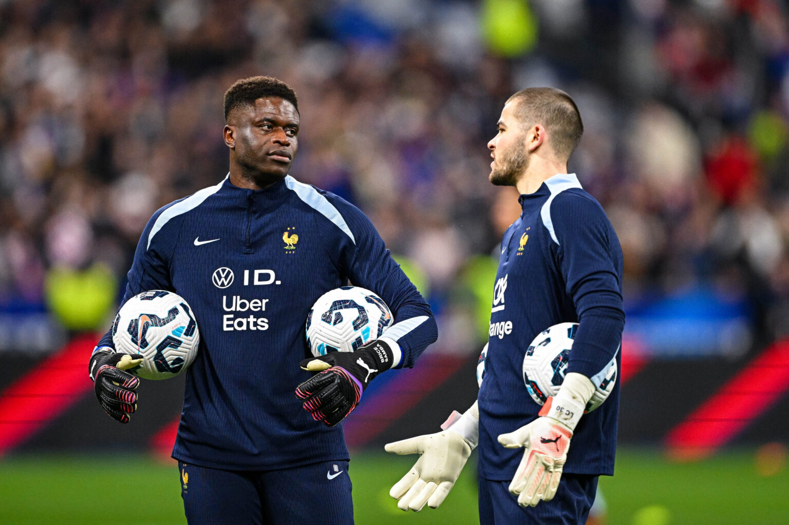 Brice Samba et Lucas Chevalier