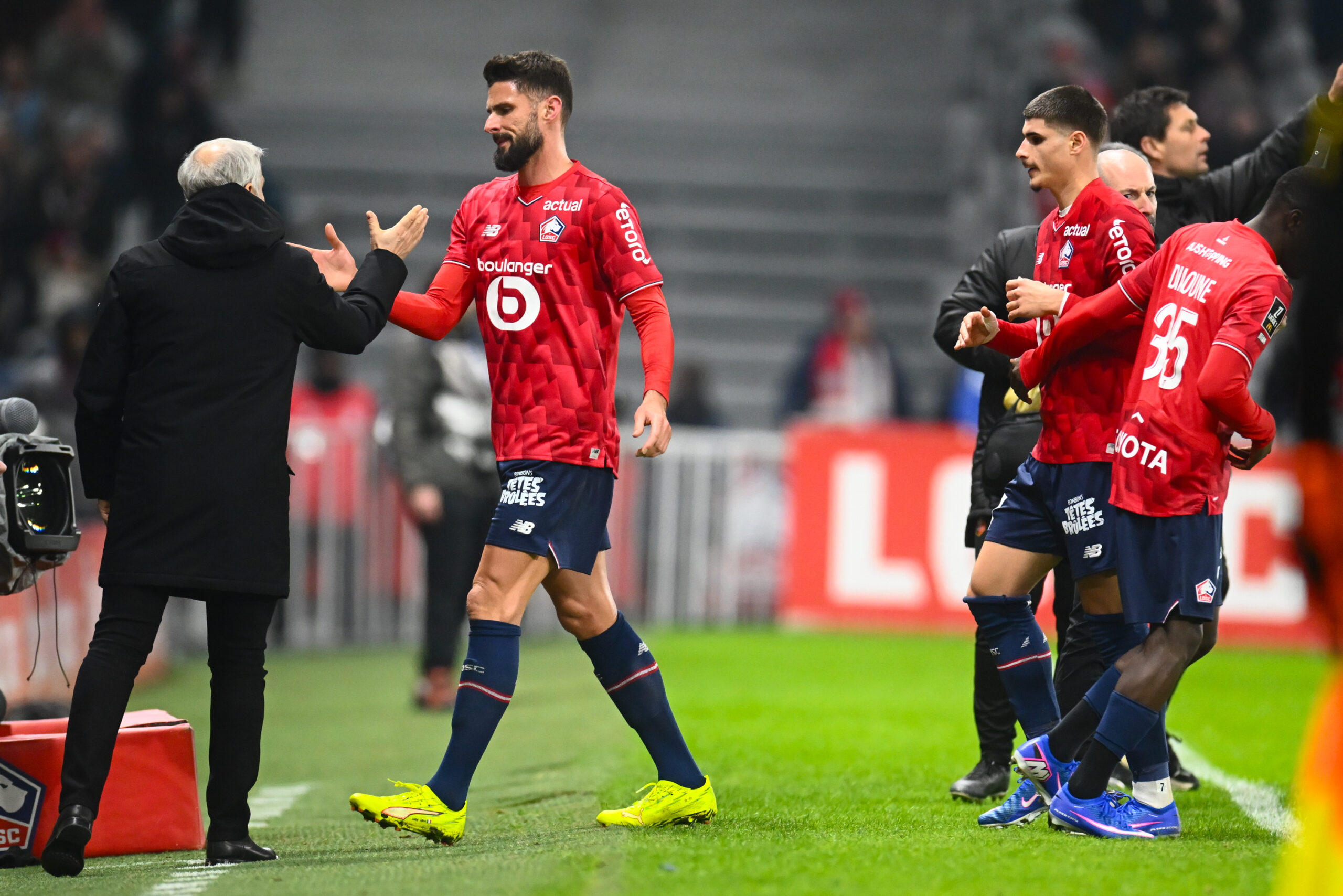 LOSC Olivier Giroud Matias Fernandez-Pardo