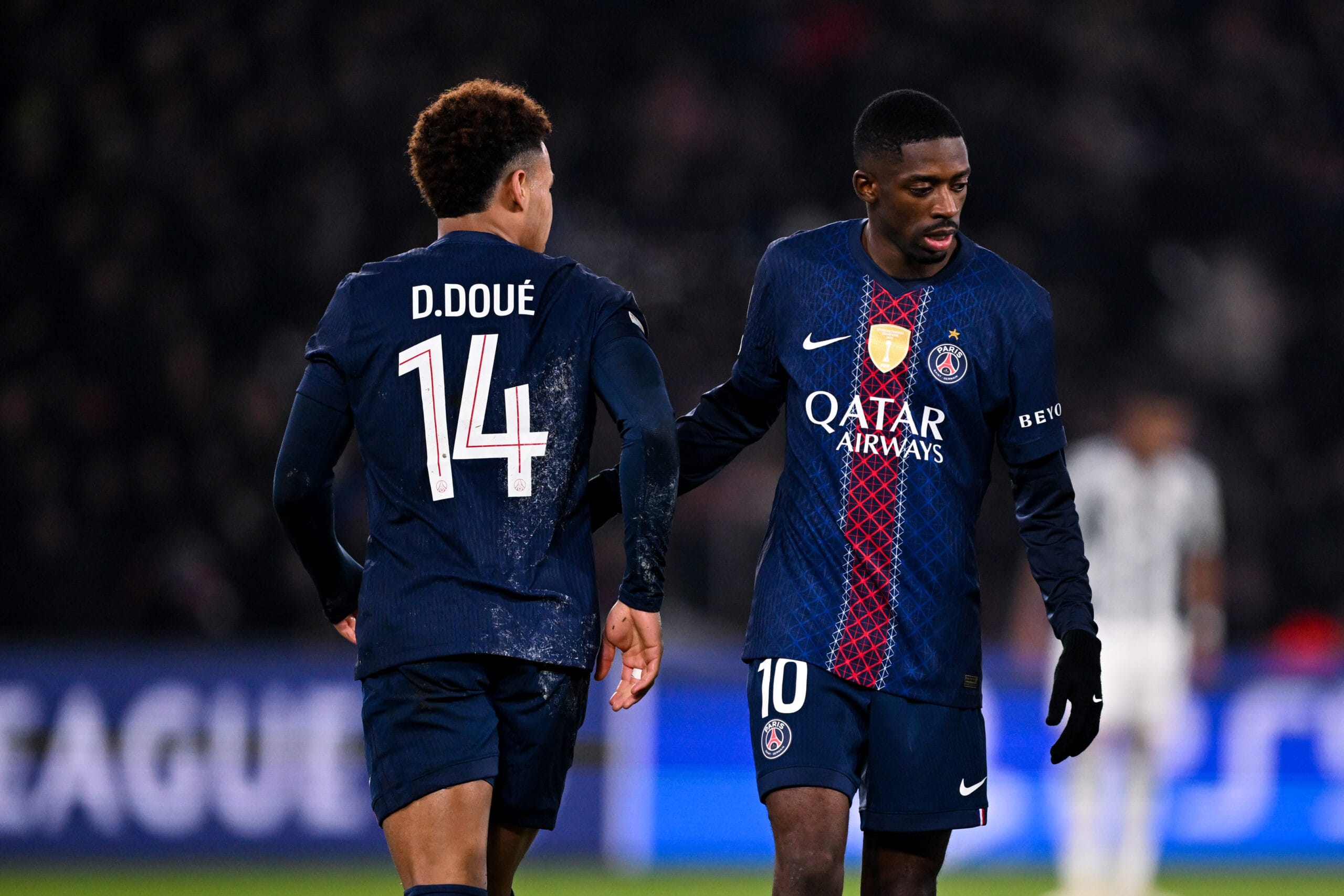 Désiré Doué Ousmane Dembélé PSG