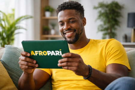 Homme suivant des pronostics sportifs