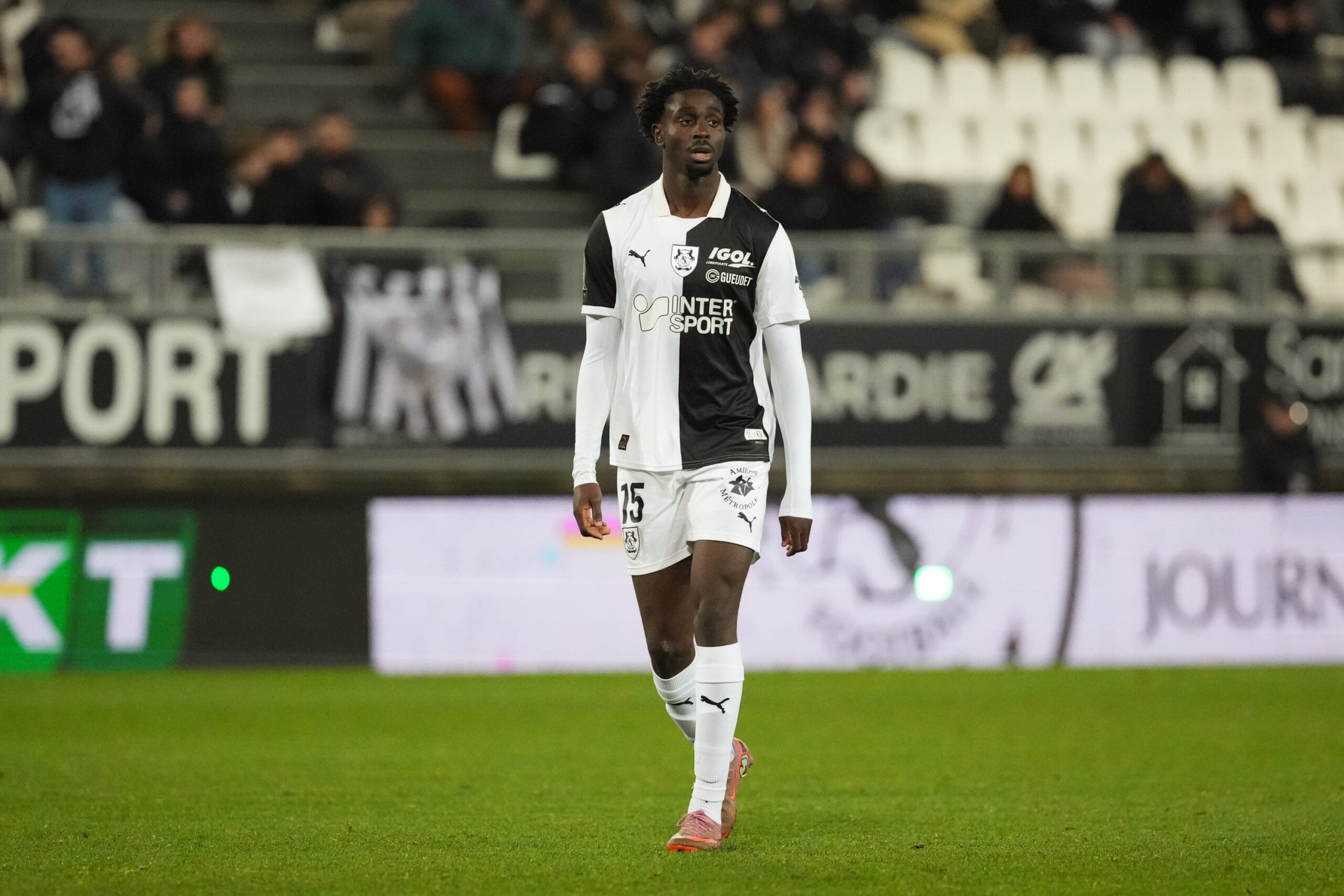Le groupe de l’Amiens SC contre Le Mans, Rafii à nouveau absent