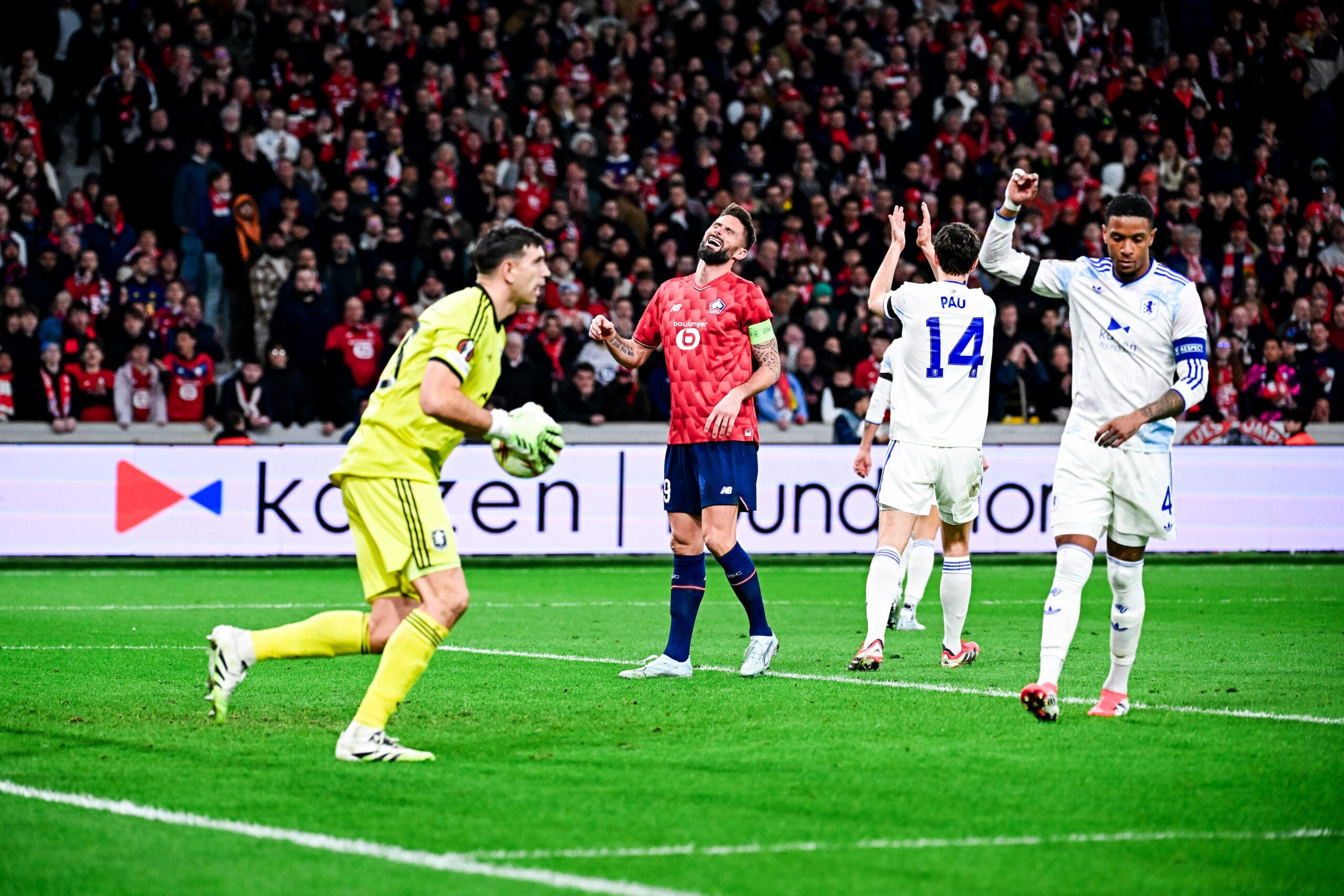 Le LOSC déjà en vilaine posture après le match aller contre Aston Villa